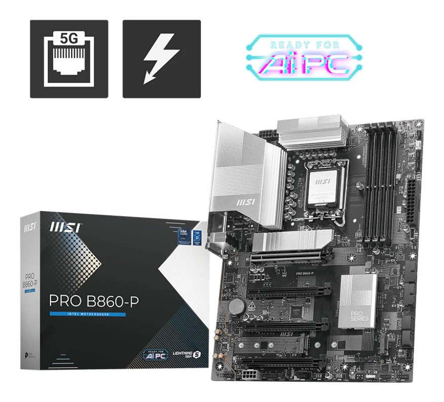 MSI PRO B860-P LGA1851 ATX DDR5 MB