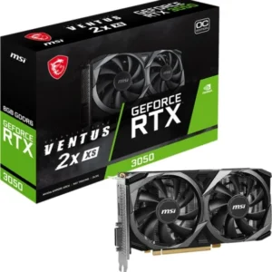 MSI VENTUS GEFORCE RTX 3050 2X XS 8G OC placa de vídeo NVIDIA 8 G