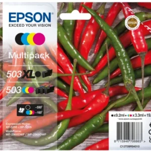 MULTIPACK 4-COLOURS 503 XL BLACKSTD. CMY