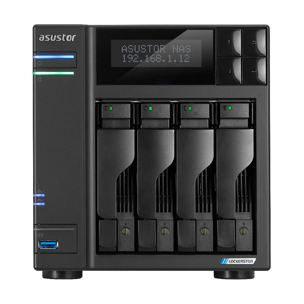 NAS ASUSTOR AS6704T LOCKERSTOR 4 GEN 2, AS6704T 4-BAY 4C 2.0GHZ-4