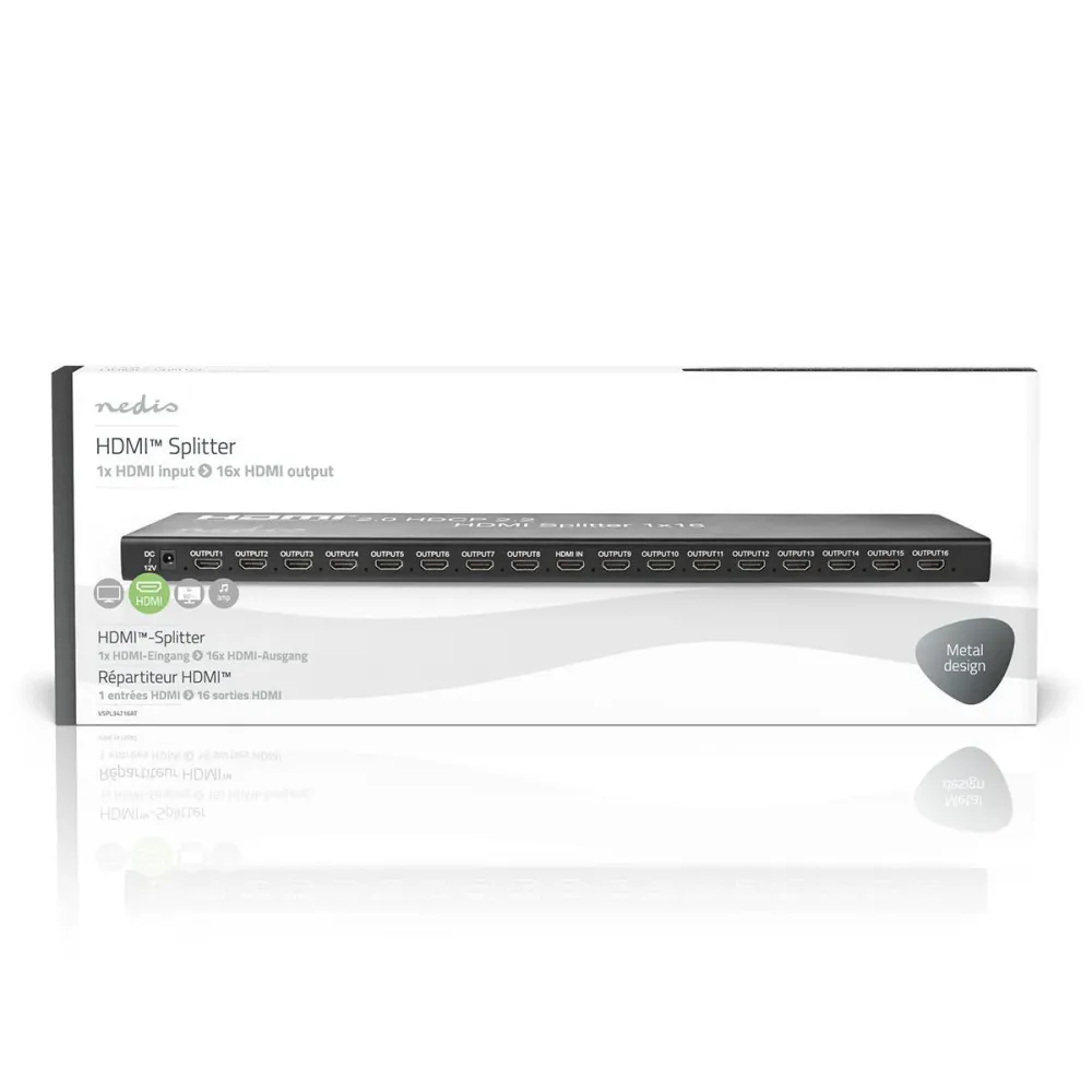 NEDIS DIVISOR HDMI 16 PORTAS