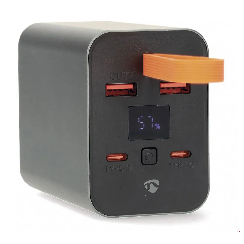 NEDIS POWERBANK 30000MAH PRETO