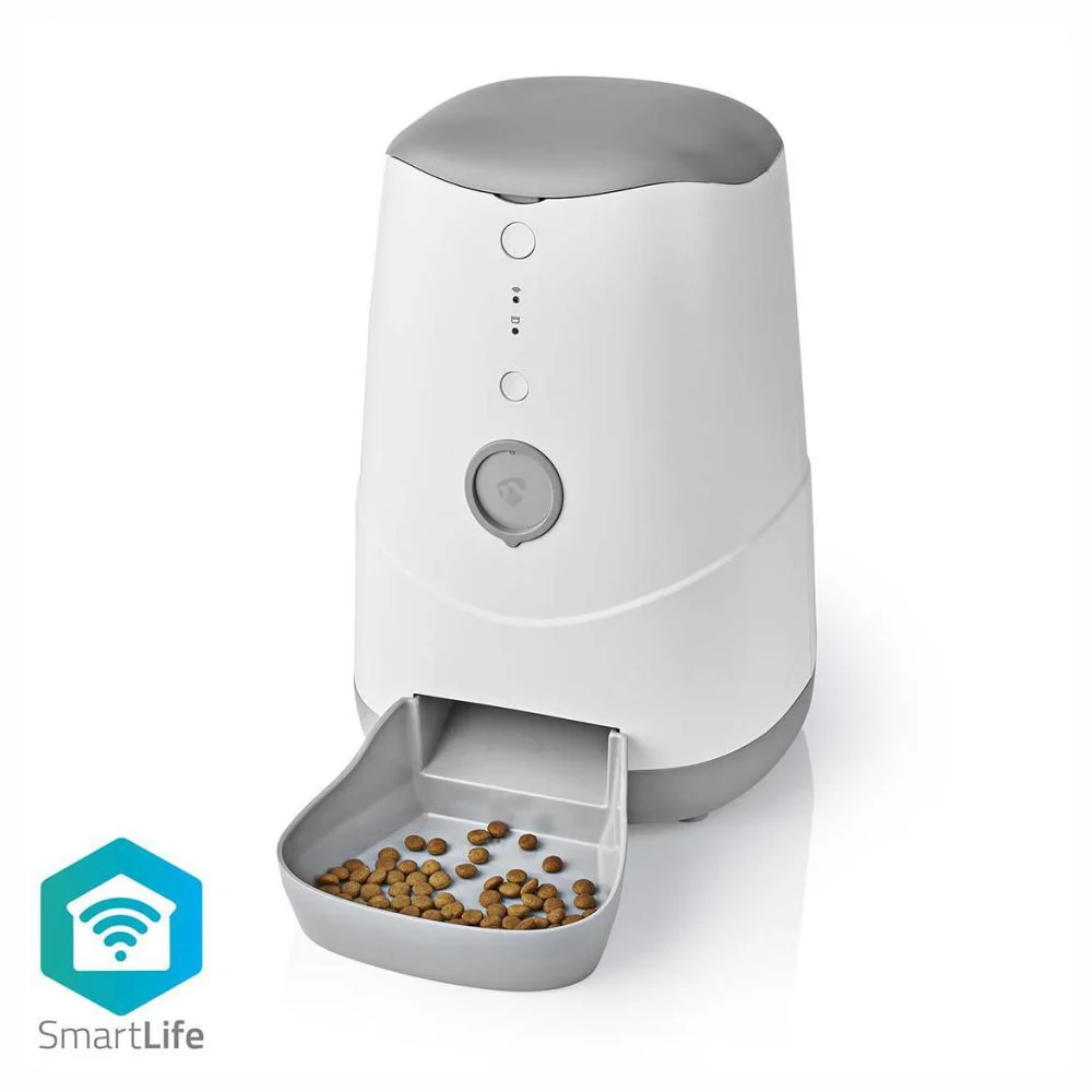 NEDIS WIFI SMART DISPENSADOR COMIDA INTELIGENTE PARA ANIMAIS DE E