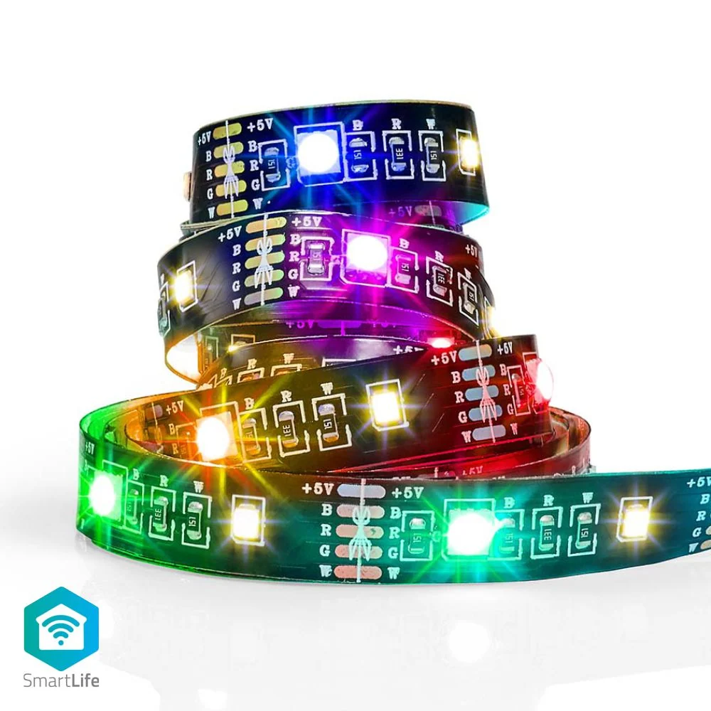 NEDIS WIFI SMART TIRA LED MULTICOR IP20 380 LM 2MT