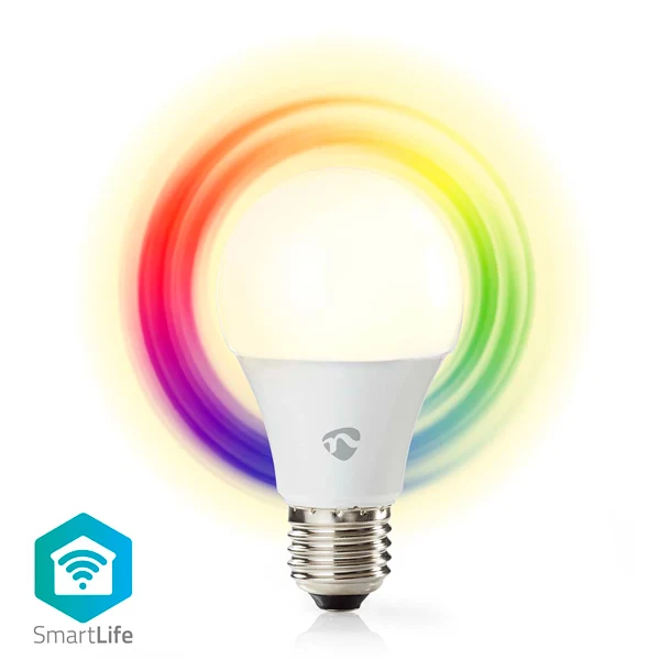 NEDIS WIFI SMARTLIFE LED BULB E27 806 LM 9W RGB ANDROID E IOS