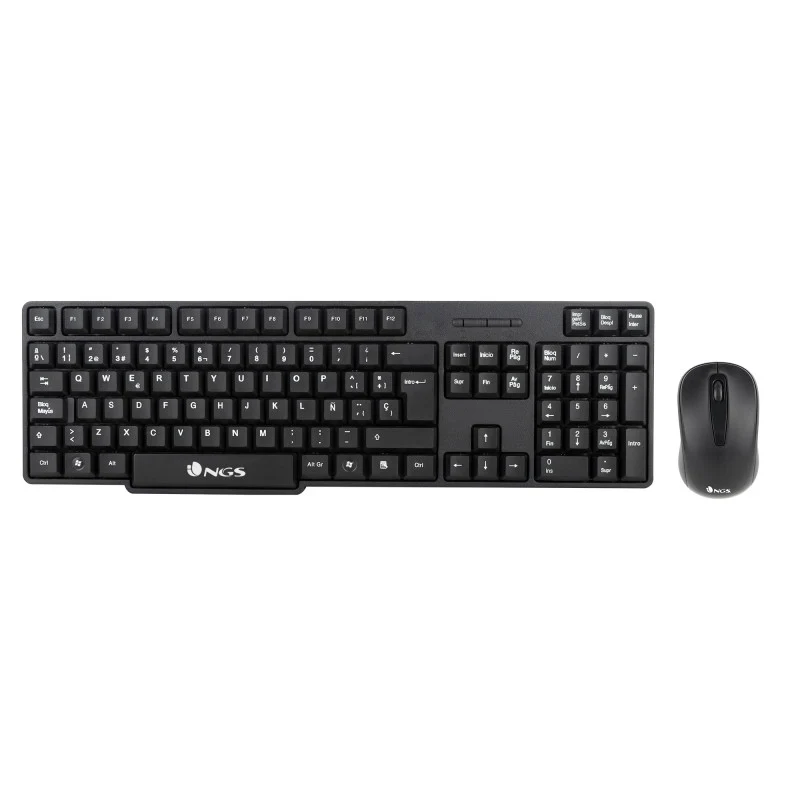 NGS EUPHORIA KIT teclado RF Wireless QWERTY Inglês Rato incluído