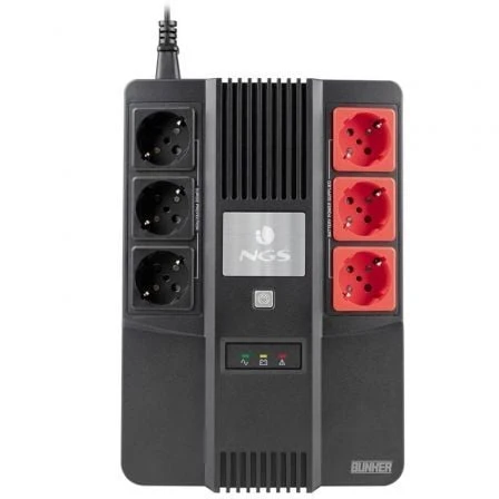 NGS Fortress Bunker Em espera (Offline) 0,6 kVA 350 W 6 tomada(s)