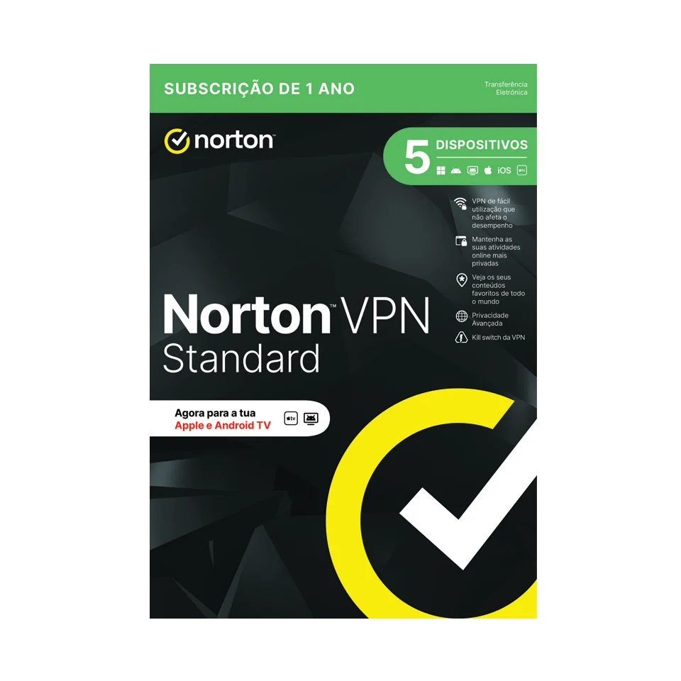 NORTON VPN STANDARD ESD PO 1 USER 5 DEVICE 12MO GENERIC RSP DRMKE