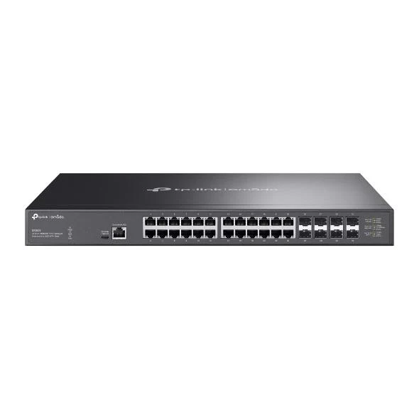 OMADA 24-PORT 10GBASE-T L2+ MANAGED SWITCH 8 10GE SFP+ SLOTS