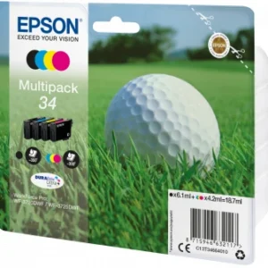 PACK 4 TINTEIROS EPSON 34