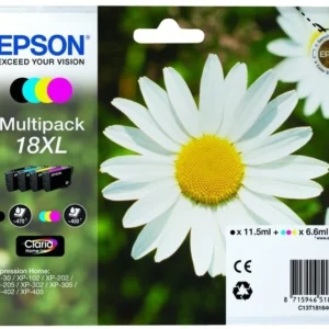 PACK 4 TINTEIROS EPSON 18XL
