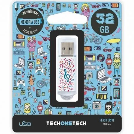 PENDRIVE 32GB TECH ONE TECH MUSIC DREAM USB 2.0