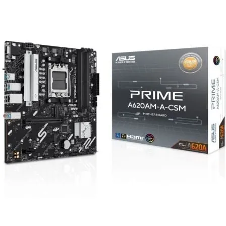 PLACA BASE ASUS A620AM--CSM SOCKET AM5 DDR5 PCIE 4.0 MICRO ATX