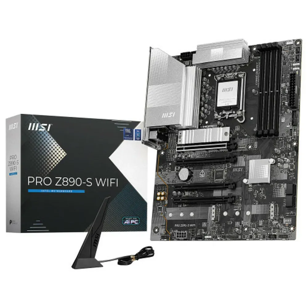 Placa Mãe MSI PRO Z890-S WIFI 256 GB Preto