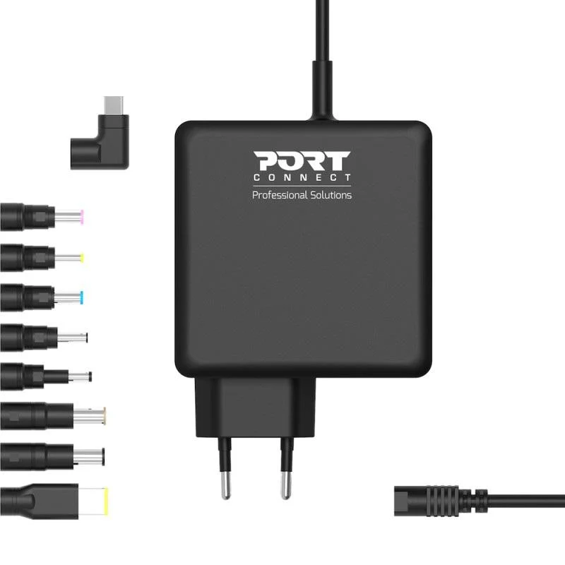 PORT CARREGADOR NOTEBOOK UNIVERSAL USB-C + 9 PONTAS