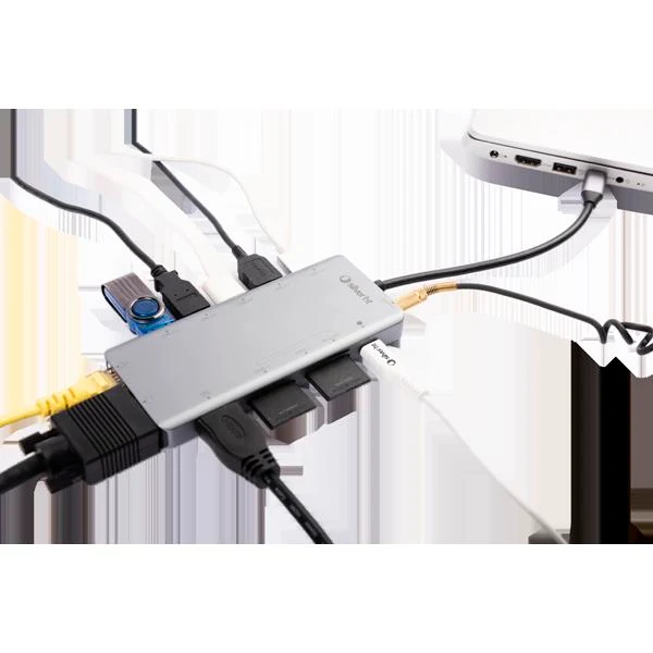 SilverHT 17126 base & duplicador de portas USB 3.2 Gen 1 (3.1 Gen