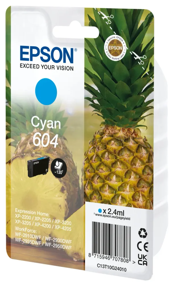 SINGLEPACK CYAN 604 INK