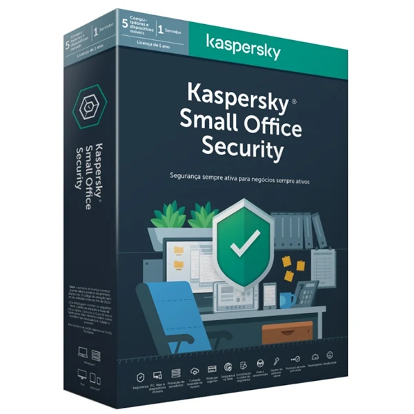 SOFTWARE KASPERSKY SMALL OFFICE SECURITY 5PCS + 1 FILE SERVER BOX