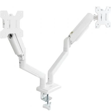 SOPORTE DE MESA PARA 2 MONITORES TOOQ DB1434TNR-W GIRATORIO INCLI