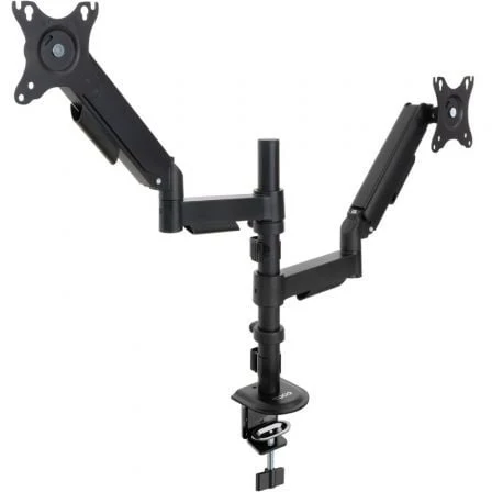 SOPORTE DE MESA PARA 2 MONITORES TOOQ DB1533TNR-B GIRATORIO INCLI