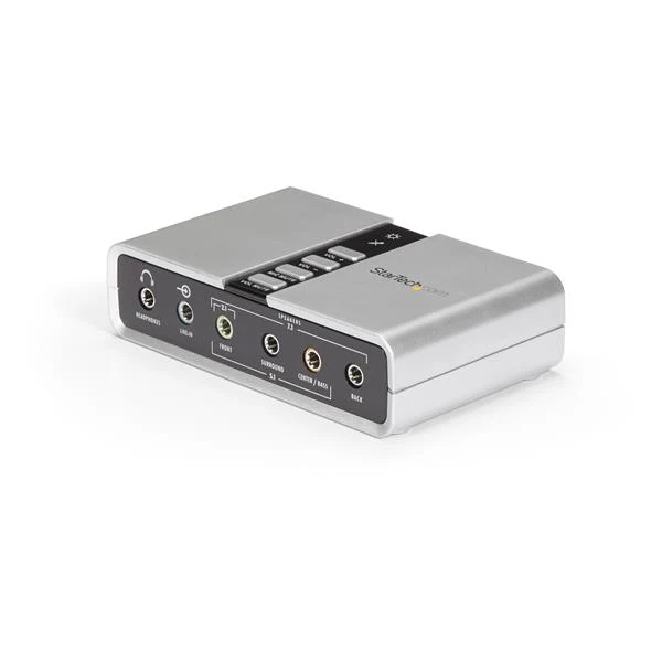 StarTech.com Placa de Adaptador de Som Externa USB 7.1 com Áudio