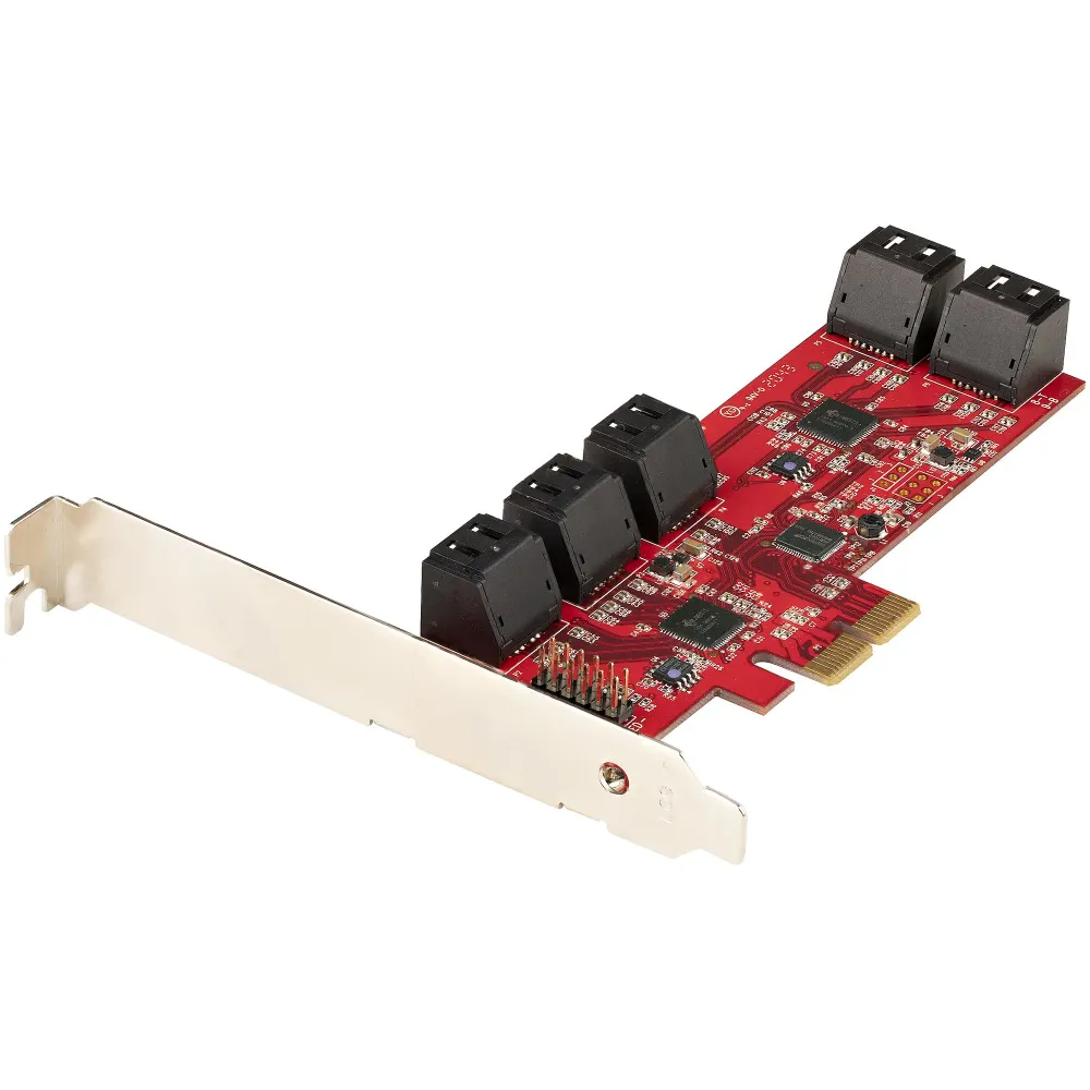 StarTech.com Placa PCIe SATA - Placa de expansão PCIe SATA de 10