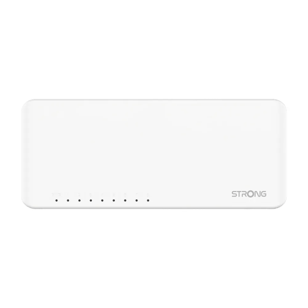 STRONG SWITCH 8 PORTS GIGABIT PLASTIC CASING