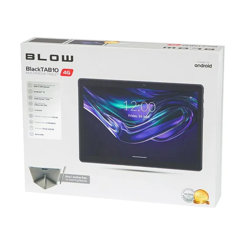 Tablet Blow BlackTAB10 10,1" MediaTek MT8788 4 GB RAM 128 GB Preto