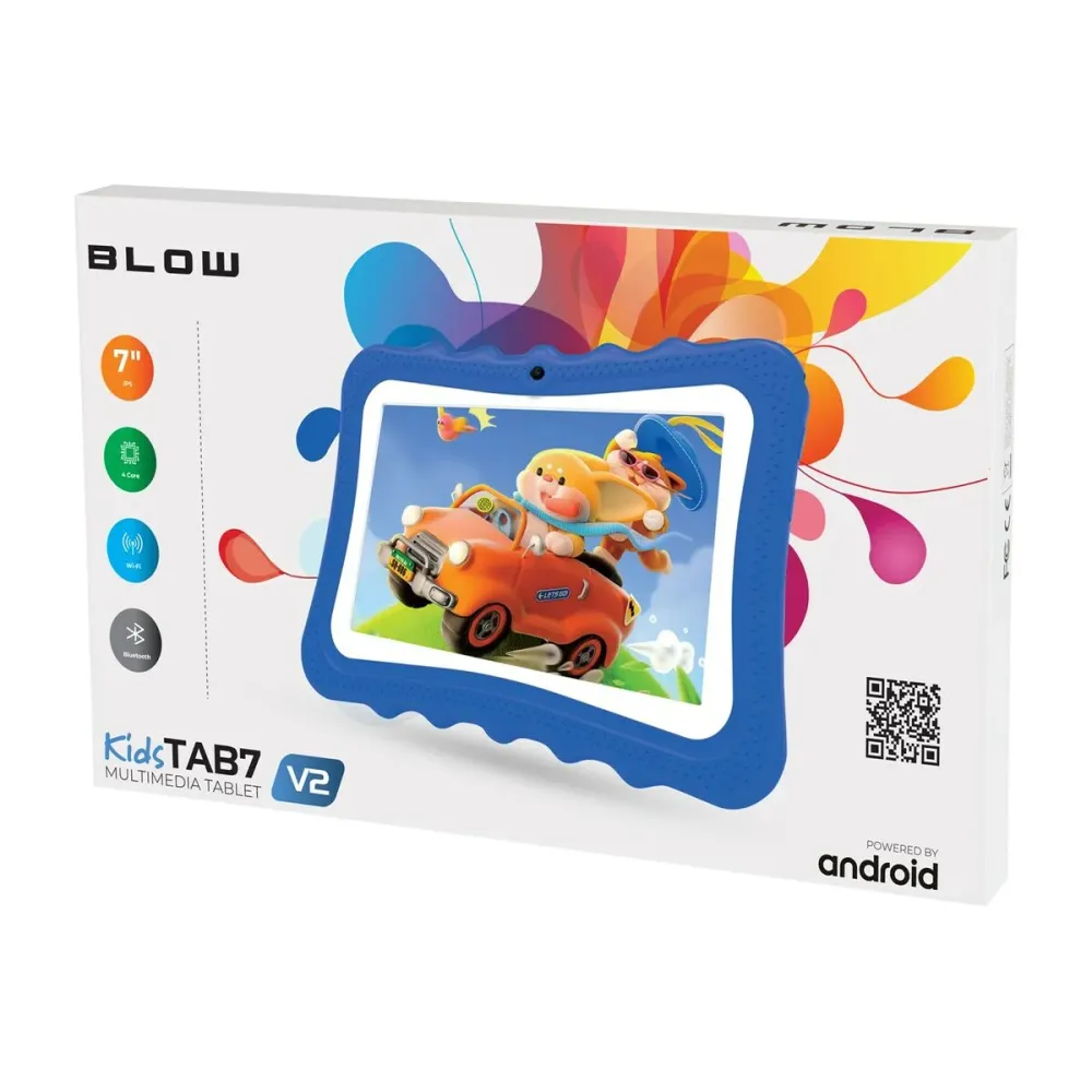 Tablet Blow KidsTAB7 V2 BLOW 7" Allwinner A133 4 GB RAM 128 GB Azul Preto Blue