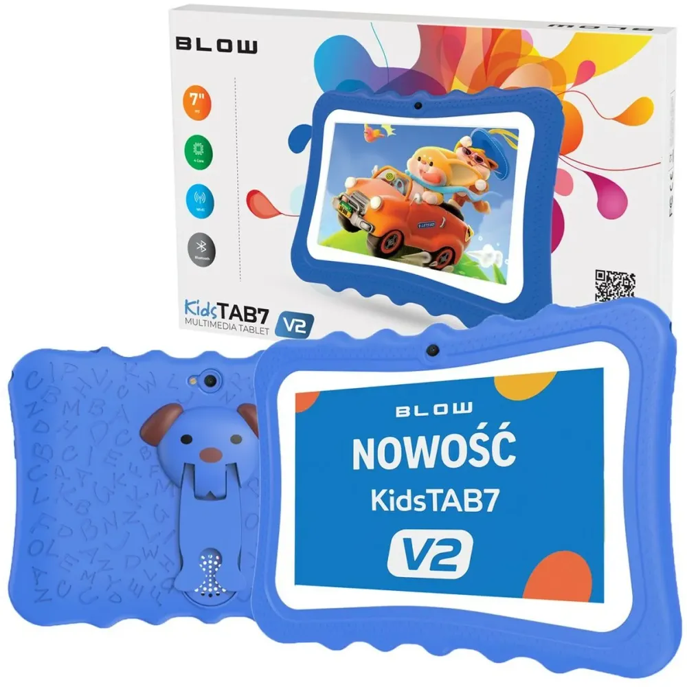Tablet Blow KidsTAB7 V2 BLOW 7" Allwinner A133 4 GB RAM 128 GB Azul Preto Blue