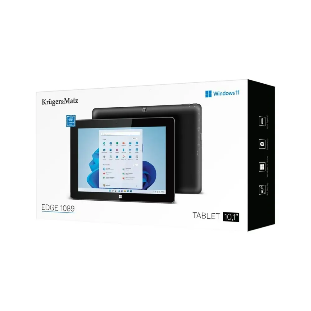 Tablet Kruger & Matz KM1089 10,1" Intel Celeron N4020 8 GB RAM 256 GB Preto