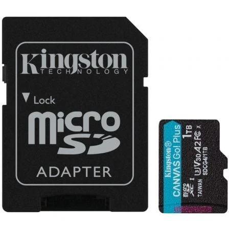 TARJETA DE MEMORIA KINGSTON CANVAS GO! PLUS 1TB MICROSD XC CON AD