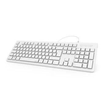 TECLADO HAMA KC-200, BÁSICO, WHITE