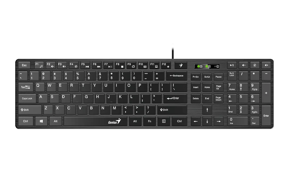 TECLADO KB-126 BLACK USB