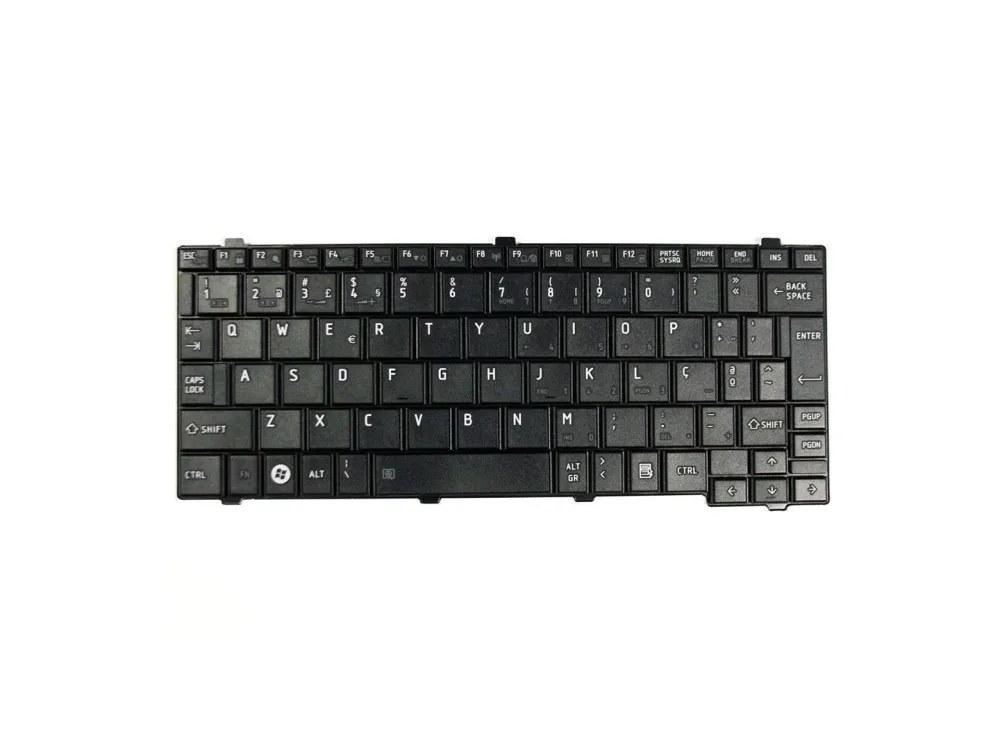 Teclado Preto Toshiba NB510