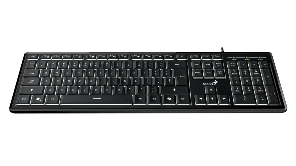 TECLADO SLIMSTAR 820 AI ILUMINADO - PRETO