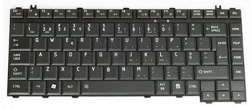Teclado Toshiba Preto A200 A300 - K000053200