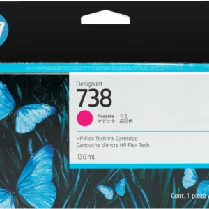 HP Tinteiro DesignJet 738 Magenta (130 ml)