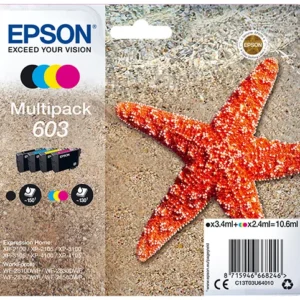 TINTEIRO EPSON MULTIPACK 603 4 CORES BLISTER