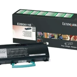 TONER ORIGINAL LEXMARK E260A11E PRETO