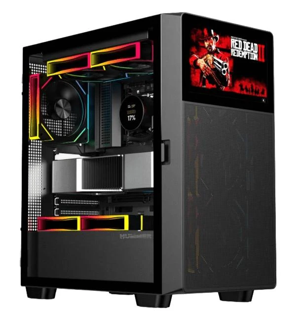 TORRE ATX NOX HUMMER BIOS LCD 8 BLACK