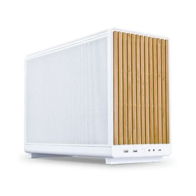 TORRE MICRO-ATX LIAN LI X DAN A3 WOOD WHITE