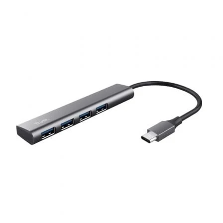 Trust Halyx USB 3.2 Gen 1 (3.1 Gen 1) Type- 5 Mbit/s Cinzento