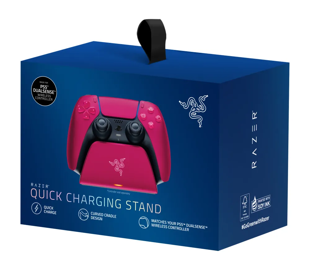 UNIVERSAL QUICK CHARGING STAND PLAYSTATION 5 - COSMIC RED