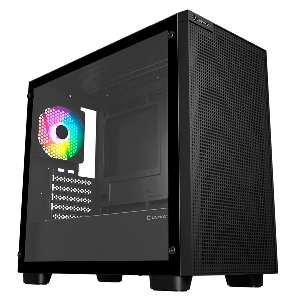UNYKA GAMING CAIXA ATX REVELAT MESH EDGE 1USB 3.0 2USB 2.0 BLACK