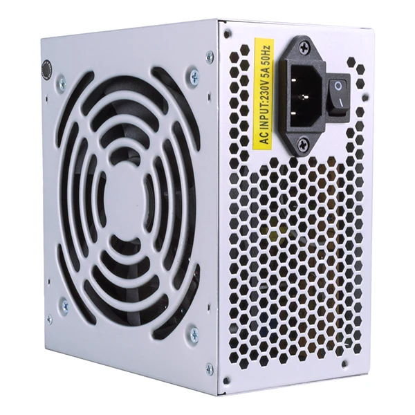 UNYKAch ATX 500W fonte de alimentação 20+4 pin ATX Prateado