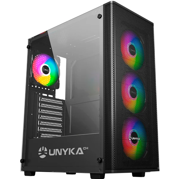 UNYKAch Gaming Mir 100 PC Preto, Transparente