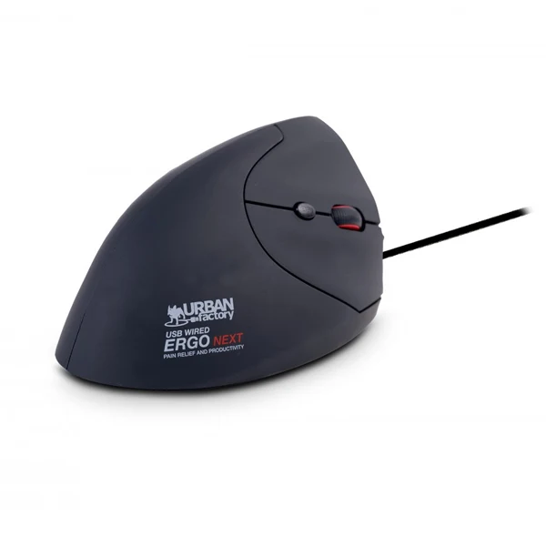 Urban Factory Ergo rato Mão direita USB Type- Ótico 2400 DPI