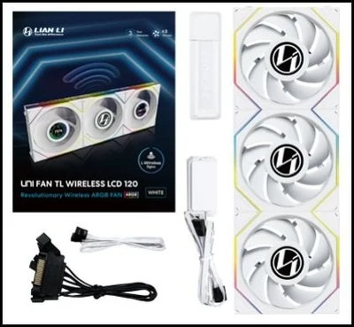 VENTILADOR 120X120 LIAN LI UNIFAN TL-LCD WIRELESS BLACK