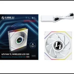 VENTILADOR 120X120 LIAN LI UNIFANTL-LCD WIRELESS WHITE R